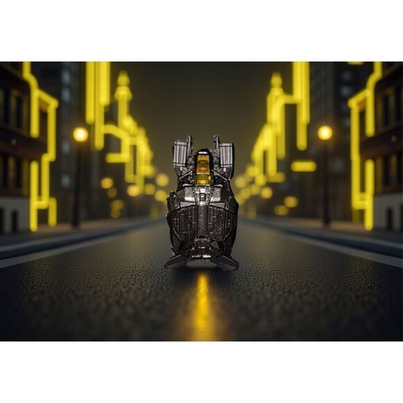 Hot Wheels Mattell DC Comics The Bat Diecast Black Bat Jet Airplane - Picture 1 of 6